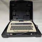 Vintage Smith Corona Electra Xt Beige Portable Qwerty Layout Electric Typewriter. Fixed Price $39.99.
