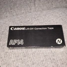 Canon AP14 Lift-off Correction Tape Set Orange White Model Mpn. Fixed Price $6.00.