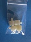 Ibm Selectric Part 1174008 Service Feet Used White Color Set Of Excellent Cond. Fixed Price $19.95.