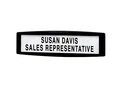 Fellowes Partition Additions Name Plate - 9" X 2.5" Plastic, Steel Graphite. Fixed Price $25.76.