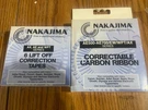 1 Nakajima AE-800 Series Typewriter Correctable Carbon Ribbon & 6 Lift Off Tapes. Fixed Price $15.00.