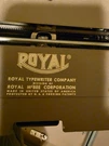 Royal Typewriter Company Quiet De Luxe Manual Patents 2710681 2788110. Fixed Price $102.00.