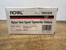 Royal Twin Spool Typewriter Ribbon Black/red New. Fixed Price $11.95.