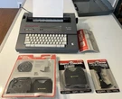 Smith Corona SL480 5A Electric Portable Typewriter Complete W/ Cover Works Great. Fixed Price $119.00.