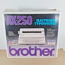Brother AX-250 Electronic Typewriter W/ Quite Clear View Sound New Old Stock. Fixed Price $155.00.