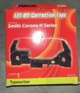 Porelon Lift-off Correction Tape For Smith Corona Series #11470 Typewriter Blk. Fixed Price $18.50.