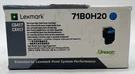 Genuine Lexmark 71B0H20 High Yield Cyan Toner Cartridge, Oem. Fixed Price $50.00.