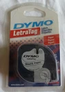 Dymo Letratag Refill 927514 10697 White Plastic 13" Label Tape 1/2" -2 Pack. Fixed Price $7.80.