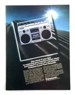 Panasonic Boom Box Vintage Print Am / Fm Radio Cassette Tape Stereo Player. Fixed Price $11.99.