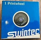 Swintec Typewriter Print Wheel Prestige Pica 10 French Sws Pw 1203. Fixed Price $15.99.