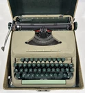 Sears Tower Quiet Tabulator Typewriter 8716000 Green W/ Case Vtg 1960S. Fixed Price $119.99.