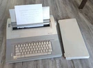 Vintage Smith Corona Xe 1950 Electronic Typewriter Model 5A-1 W/handle & Cover. Fixed Price $69.45.