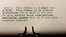 Universal Typewriter Ink Ribbon - Blue And Green Made Usa. Fixed Price $10.95.