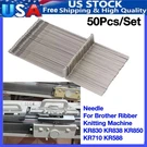 50PCS Needle For Brother Ribber Knitting Machine KR830 KR838 KR850 KR710 KR588. Fixed Price $15.99.