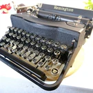 1938 Remington Rand Premier Portable Typewriter Grey Case Clean Works Great. Fixed Price $149.00.