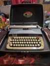 Vtg Smith Corona Scm Classic 12 Portable Typewriter Hard Case Cover. Fixed Price $150.00.