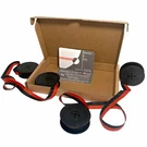 2X Brother EM85 Typewriter Ribbon Red/black W/ Fitting Guide & Gift Box. Fixed Price $12.08.