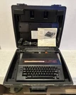Sears Electric Portable Typewriter Model 268-53100 With Case Black Repair-parts. Fixed Price $66.00.