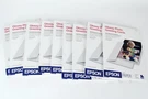 9 Boxes Epson Glossy Paper Photo Greeting Cards 4.7 135 Sheets, Nos Sealed. Fixed Price $79.20.
