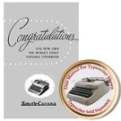Smith Corona Sterling Typewriter User Manual Owner's Instruction. Fixed Price $8.50.