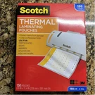 3M TP3854-150 Scotch Thermal 8.9INX11.4IN 150POUCHES. Fixed Price $75.65.