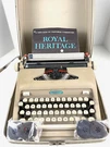 Vintage Royal Heritage Portable Manual Typewriter Tested Case Ribbons. Fixed Price $99.99.
