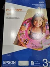 New Epson S041156 * 60 Lb Photo Paper ( X 17 Inch) One Pack Of 20 Sheets. Fixed Price $22.96.