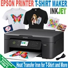 Epson Printer Inkjet For Heat Transfer Iron T-shirt Maker Starter Kit. Fixed Price $321.00.