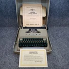 Vtg Sears Roebuck Tower Commander Typewriter 871.700 With Paperwork / Case. Fixed Price $129.95.
