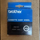 Brother Cassette Daisy Wheel 405 English Script 1012 Unused Japan Made In Box. Fixed Price $45.00.