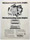 1989 Smith Corona PWP40 Word Processor Original Print Ad Retro 80'S. Fixed Price $12.00.