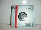 Caracteres Sa Silver Reed Print Wheel D6011 Replacement Made Switzerland*nib*. Fixed Price $15.18.