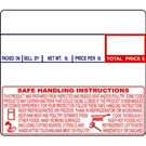 Cas LST-8030 Printing Scale Label 58 X 50 Mm, Non-upc/safe Handling "24 Rolls". Fixed Price $75.00.