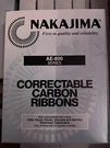 Nakajima AE-800 Series Correctable Carbon Ribbon 2 Count Typewriter Accesory. Fixed Price $20.00.