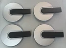 New 2006-2010 Hummer H3 H-3 Silver Black Center Wheel Set Of 4. Fixed Price $94.50.