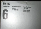 Lot Of Nu-kote Nukote BM152 1/2"X60' Black Nylon Printer Ribbon Cartridge. Fixed Price $36.00.