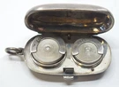Double Sovereign Antique Sterling Silver Case - R24. Fixed Price $195.00.
