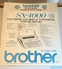 Brother SX-4000 Electronic Typewriter Lcd Display, Dictionary, Box, Word Spell. Fixed Price $200.00.