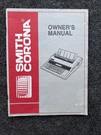 Smith Corona Owner's Manual Models XD7800, SD870, 640 Dld 1991. Fixed Price $9.99.