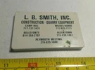 Vtg L. B. Smith Camp Hill Allentown Wilkes-barre Bellefonte Pa Measuring Tape. Fixed Price $9.99.