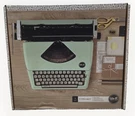 We Memory Keepers Typecast Portable Mint Typewriter W/ Red & Black Ink Ribbon. Fixed Price $140.79.