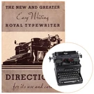 Royal Model H Typewriter Instruction Manual Antique Vtg User Decimal Tabulator. Fixed Price $5.00.