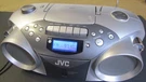 Jvc, Cd Radio Cassette Stereo Boombox RC-EX36 Silver / Gray Player ,tested. Fixed Price $39.95.