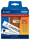 Brother DK4205 2-3/7" Removable Continuous Tape For QL500, QL-500 Label Printers. Fixed Price $28.50.