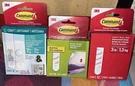 Packs 3M Command Hanging Value Various Sizes S,m & Lg 72 Strips. Fixed Price $19.99.