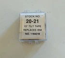 Ibm Selectric Typewriter 13 Tilt Tape Part No. 1164318 New Old Stock 20-21. Fixed Price $14.95.