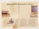 1987 Ibm PS/2 Computer System Model 30 Page Print Ad. Fixed Price $12.23.