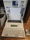 Canon Starwriter 25 Electronic Typewriter *video Works + Box Pwr Supply. Fixed Price $125.00.