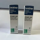 Lot Of 2 Brother Stamp Creator Pro Green Ink Refills New 0.67 Oz Each. Fixed Price $9.95.