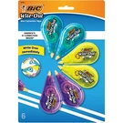 Bic Wite Out Mini Correction Tape 6 Pack White No Dry Time Reliable School Of.... Fixed Price $17.19.